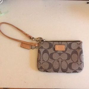 Small Coach wristlet